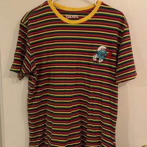 Striped Smurfs T-Shirt!